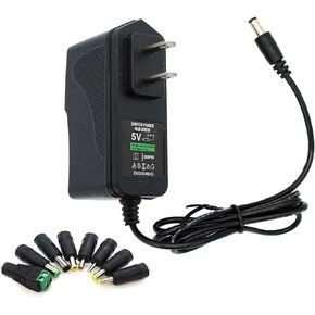 DIGISHUO DC 5V 1A 5W Power Supply Adapter Transformer Switch AC 110V/220V to DC 5V 1amp Switching Converter LED Driver for LED Strip Light CCTV Camera Security System (5V 1A 5W)