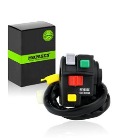 Left Handlebar Control Start Stop Headlight Switch fit for Arctic Cat ATV 400 500 Automatic 400 TRV 450 500 550 650 700 1000 Thunder Cat 2008-2010 0509-014 by MOPASEN