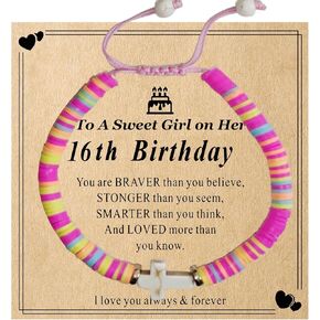 هدايا عيد ميلاد سعيد للفتيات من سن 8 إلى 18 سنة، أساور متقاطعة ساحرة هدايا للفتيات ابنة حفيدة ابنة أخت صديق in Kuwait