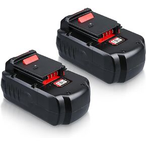 2 Pack 4.8Ah 18V PC18B Ni-Mh Compatible with Porter Cable 18V Battery PC18B-2 PCC489N PC18BLEX for Cordless Power Tools