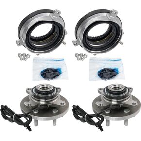TRQ Front Wheel Bearing Set Fits 2015-2017 Ford F-150