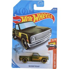 Hot Wheels '69 Chevy Pickup - Green - 202/250 Hot Trucks 10/10