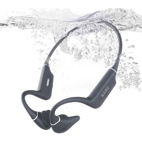 NANK Runner Diver2 Bone Conduction Headphones, IP68 Swimming Headphones with MP3 Player Built-in 32G Memory, Bluetooth 5.3 Open Ear Headphones with CVC6.0 Mic for Swimming Running Cycling Gym