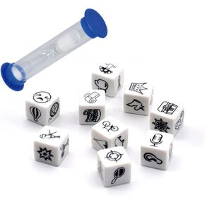 Happy Story 9 Cubes Bundle Sets Roll Cubes - A Happy Trip and Challenge of Words and Stories, 4 Models dice 54 Images Unlimited Stories Combination Story Dice Game Set Imaginative Play for Kids