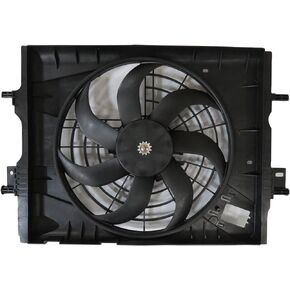 TYC 624640 Cooling Fan Assembly Compatible with 2018-2019 Nissan Kicks, Black