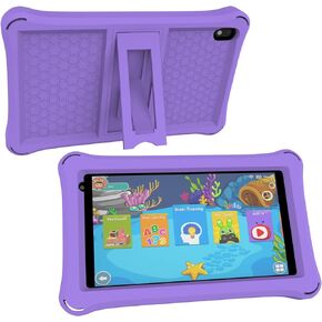 8 Inch Kids Tablet, Android 11 Toddler Tablet, 32GB ROM+2GB RAM, Quad-core Processor, 1280x800 IPS HD Eye-Care Touchscreen, 8MP Camera Tablets PC with Silicone Case