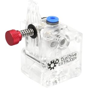 Extruder DDB Universal Nickel Plated Gear Dual Drive 3D Printer Extruder for Ender 3 Pro Ender 5 Pro CR10S Pro, Mega S, Prusa I3 Other DIY 3D Printer Kit (DDB Left)