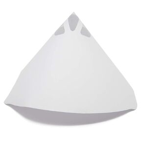 100 PCs Paper Filter with Cone Silicone Resin Funnel(Large), Paint Strainer or Resin Strainer kit Hole Size 0.150mm Resin Funnel Disposable for Anycubic Photon DLP SLA UV 3D Printer Resin