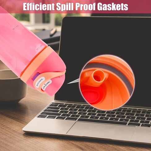 6 Pack Water Bottle Gasket Replacement for Owala FreeSip, Silicone Lid Seal O Ring Sealing Gaskets Replacement Parts Accessories Compatible with Owala Stainless Steel Cup (Grey) in Saudi Arabia