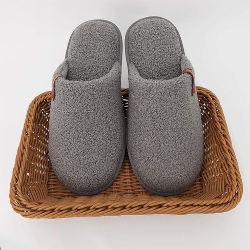 ofoot Womens Warm Fuzzy House Slippers Indoor Slip On Bedroom Shoes with Memory Foam Insole Non Skid Rubber Soles in Saudi Arabia