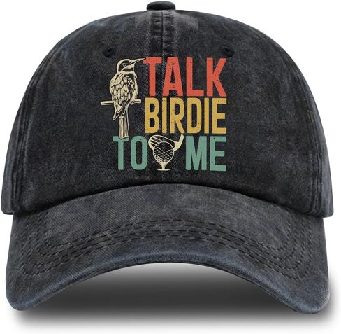 Golf Theme Adjustable Washed Cotton Baseball Cap, Funny Retro Trucker Hat Gift for Men Women Golf Lover Golf Fan in Saudi Arabia
