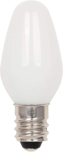 Westinghouse 5510800 0.5 (4-Watt Equivalent) C7 Frosted, Candelabra Base, 2 Pack LED Light Bulbs, 2 Count (Pack of 2) in Saudi Arabia