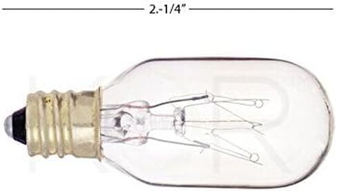 KOR (عبوة من 6) 15T7/C - مصباح الملح المتوهج الشفاف 15 وات ومصباح الأجهزة - لمبة الإضاءة T7 - ​​مع قاعدة الشمعدانات E12 - 15T7 in Kuwait