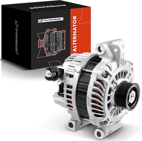 مولد كهربائي ممتاز متوافق مع Ford Fusion 2006-2009 L4 2.3L & Mercury Milan 2006-2009 L4 2.3L، 12V 150A CW 6-Groove Pulley، استبدال # 6E5T-10300-AB، 6E5T-10300-AD in Saudi Arabia