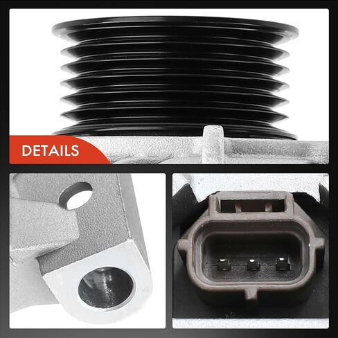 مولد كهربائي ممتاز متوافق مع Ford Fusion 2006-2009 L4 2.3L & Mercury Milan 2006-2009 L4 2.3L، 12V 150A CW 6-Groove Pulley، استبدال # 6E5T-10300-AB، 6E5T-10300-AD in Saudi Arabia
