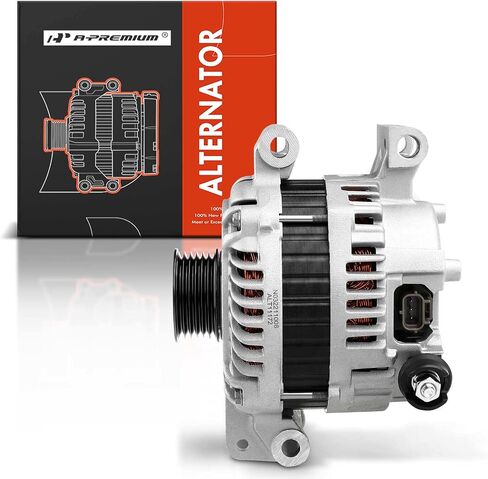 مولد كهربائي ممتاز متوافق مع Ford Fusion 2006-2009 L4 2.3L & Mercury Milan 2006-2009 L4 2.3L، 12V 150A CW 6-Groove Pulley، استبدال # 6E5T-10300-AB، 6E5T-10300-AD in Saudi Arabia