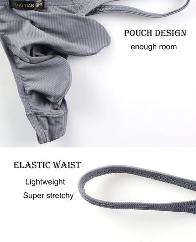 Sexy Mens Thong Underwear Low Rise Mens G String T-Back Thongs Bulge Pouch Mens Lingerie in Saudi Arabia