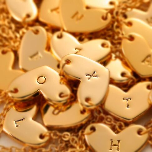 Gold Bracelets for Women Girls, 18K Gold Plated Cute Layered Bracelets for Women Teen Girls Link Bracelets Initial Heart Bracelet for Women Girls Kids Jewelry in Saudi Arabia