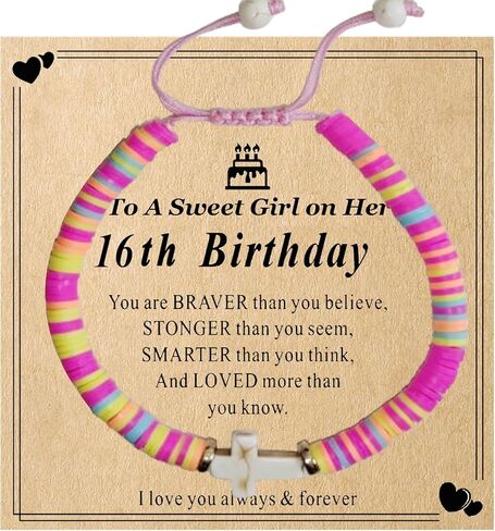 هدايا عيد ميلاد سعيد للفتيات من سن 8 إلى 18 سنة، أساور متقاطعة ساحرة هدايا للفتيات ابنة حفيدة ابنة أخت صديق in Kuwait