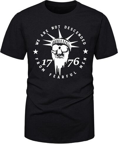 1776 We The People Shirt Mens 4th of July Shirts American Flag Patriotic Short Sleeve T-Shirt in Saudi Arabia