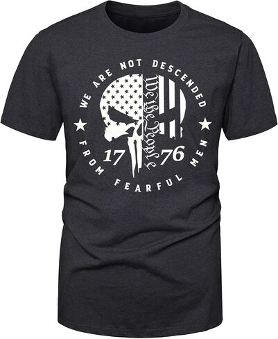 1776 We The People Shirt Mens 4th of July Shirts American Flag Patriotic Short Sleeve T-Shirt in Saudi Arabia