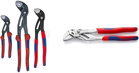 KNIPEX - 9K 00 80 05 US Tools - مجموعة كوبرا متعددة المكونات مكونة من 3 قطع (7، 10، و12) (9K008005US) in Kuwait