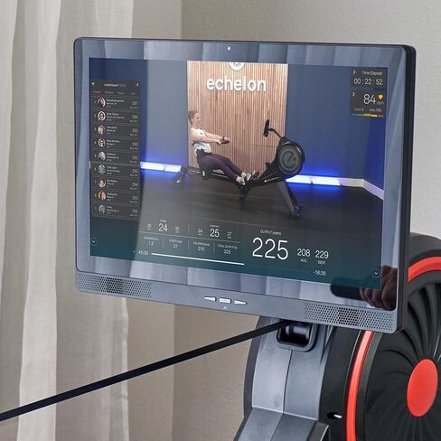 Echelon Row S، + عضوية Echelon مجانية لمدة 30 يومًا، شاشة 22 بوصة، آلة تجديف داخلية، مجدف لصالة الألعاب الرياضية المنزلية، فصول حية وعند الطلب، تمرين كامل الجسم، تأثير منخفض، (قسط متجدد) in Saudi Arabia