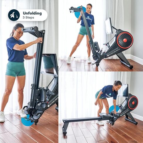 Echelon Row S، + عضوية Echelon مجانية لمدة 30 يومًا، شاشة 22 بوصة، آلة تجديف داخلية، مجدف لصالة الألعاب الرياضية المنزلية، فصول حية وعند الطلب، تمرين كامل الجسم، تأثير منخفض، (قسط متجدد) in Saudi Arabia