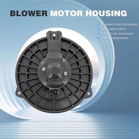 HVAC Heater Blower Motor with Fan Cage Compatible with Honda Civic 2001-2005, Honda CR-V 2002-2006, Mitsubishi Endeavor 2004-2005, Suzuki Aerio 2002-2007, Replace# 79310S5DA01, HO3126101 in Kuwait