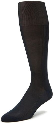 Over-The-Calf Organzino Silk Men's Italian Dress Socks in Saudi Arabia