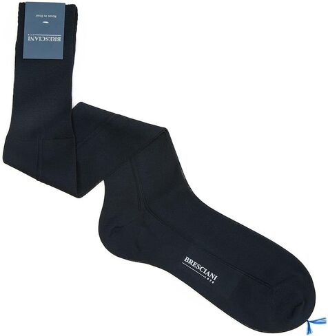 Over-The-Calf Organzino Silk Men's Italian Dress Socks in Saudi Arabia