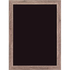 U Brands Magnetic Chalkboard, 18"x24", Rustic Wood Style Frame, Premium Matte Surface, Includes Marker