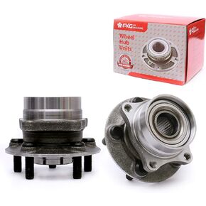 FKG 513265 Front Wheel Bearing Hub Assembly fit for 2004-2009 Toyota Prius, 5 Lugs Set of 2