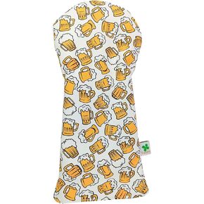 Limited Edition Golf Beer Pattern - Driver Head Cover - Tour Quality Golf Club Cover - Style and Customize Your Golf Bag