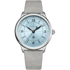 Ladies Watches Swiss Quartz Movement Watches for Women Large Face Leather Watch - Macaron Series