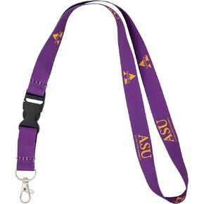 Desert Cactus Alcorn State University Lanyard ASU Braves HBCU Car Keys ID Badge Holder Keychain Detachable Breakaway Snap Buckle (Purple)