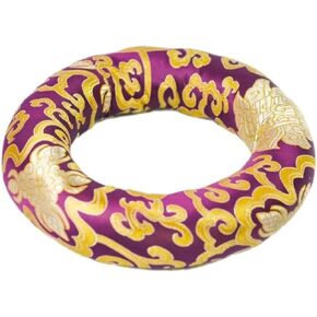 Cushion Pillow for Tibetan Singing Bowl (Purple, 3 Inch)