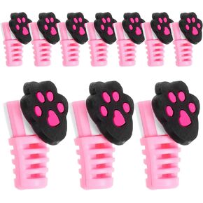 OSALADI 10 Pcs S Charger Cable Protector Cute Charger Cover Protector Mobile Cord Protector for Phone Charger Cable Ends Savers Bank Cable Saver Mobile Phone Charger USB Cable Protector Pink