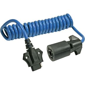 Reese Towpower 74686 Coiled 7-Way Blade to 4-Flat Adapter