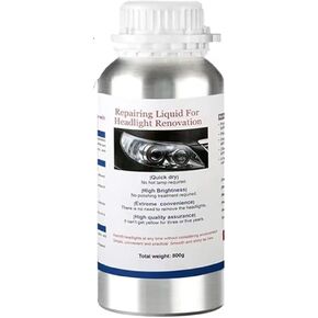 800g Car Headlight Scratch Repair Liquid,Polymer Car Headlight Liquid,Polishing Tool for,Restore and Repair Dull Yellow Headlights