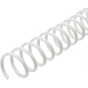 Rayson 9.5mm Spiral Binding Coil 3/8inch Standard White Coil bindings Ring 4:1 Pitch 100/Box SBR-80-100-W