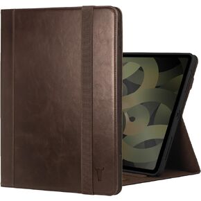 TORRO Case Compatible with iPad Air 13" – Premium Leather iPad Air 13" M2 2024 Cover with Stand Function, Apple Pencil Connectivity and Wake Sleep Function (Dark Brown)