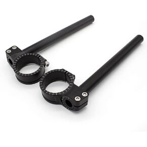 50 مم YZF R6 Ninja ZX6R Clip Ons المقاود لـ YZF R6 2005-2018 R1 1998-2018، ZX6R 2013-2018 ZX10R 04-18، قابل للتعديل لمقود الدراجة النارية شوكة أنبوب مقود مشبك مشبك