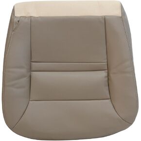 NLQR Front Driver Side Bottom Seat Cover Replacement Leather Gray Compatible with Ford Excursion 2000 2001, #2