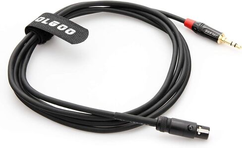 3.5mm Stereo Audio Plug to Mini XLR Female Cable, 1/8" TRS Plug to 3-pin Mini XLR Female Headphones Audio Cable, 3.3 Feet in Saudi Arabia