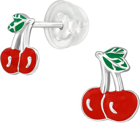 925 Sterling Silver Children's Fruit Stud Earrings in Kuwait