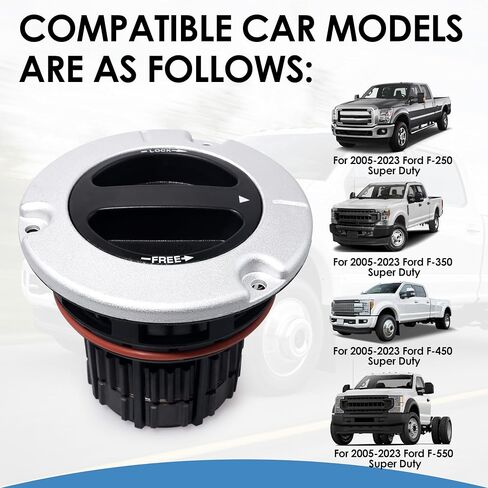 BC3Z-3B396-B 4WD Lock Hub Link 4x4 مجموعة محور القفل اليدوي الأمامي - مناسب لـ 2005-2023 Ford F250 F350 F450 F550 Super Duty - يستبدل # BC3Z3B396B in Saudi Arabia