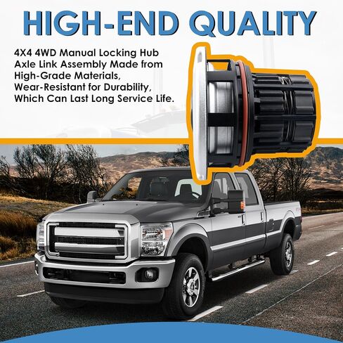 BC3Z-3B396-B 4WD Lock Hub Link 4x4 مجموعة محور القفل اليدوي الأمامي - مناسب لـ 2005-2023 Ford F250 F350 F450 F550 Super Duty - يستبدل # BC3Z3B396B in Saudi Arabia