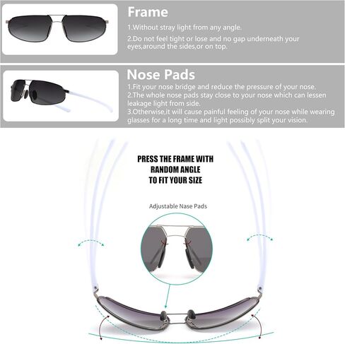 FEISEDY Vintage Sunglasses Men Polarized, Aviator Metal Frame Lightweight, Driving Fishing Running B0057 in Saudi Arabia