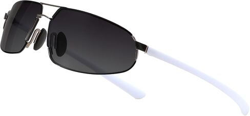 FEISEDY Vintage Sunglasses Men Polarized, Aviator Metal Frame Lightweight, Driving Fishing Running B0057 in Saudi Arabia